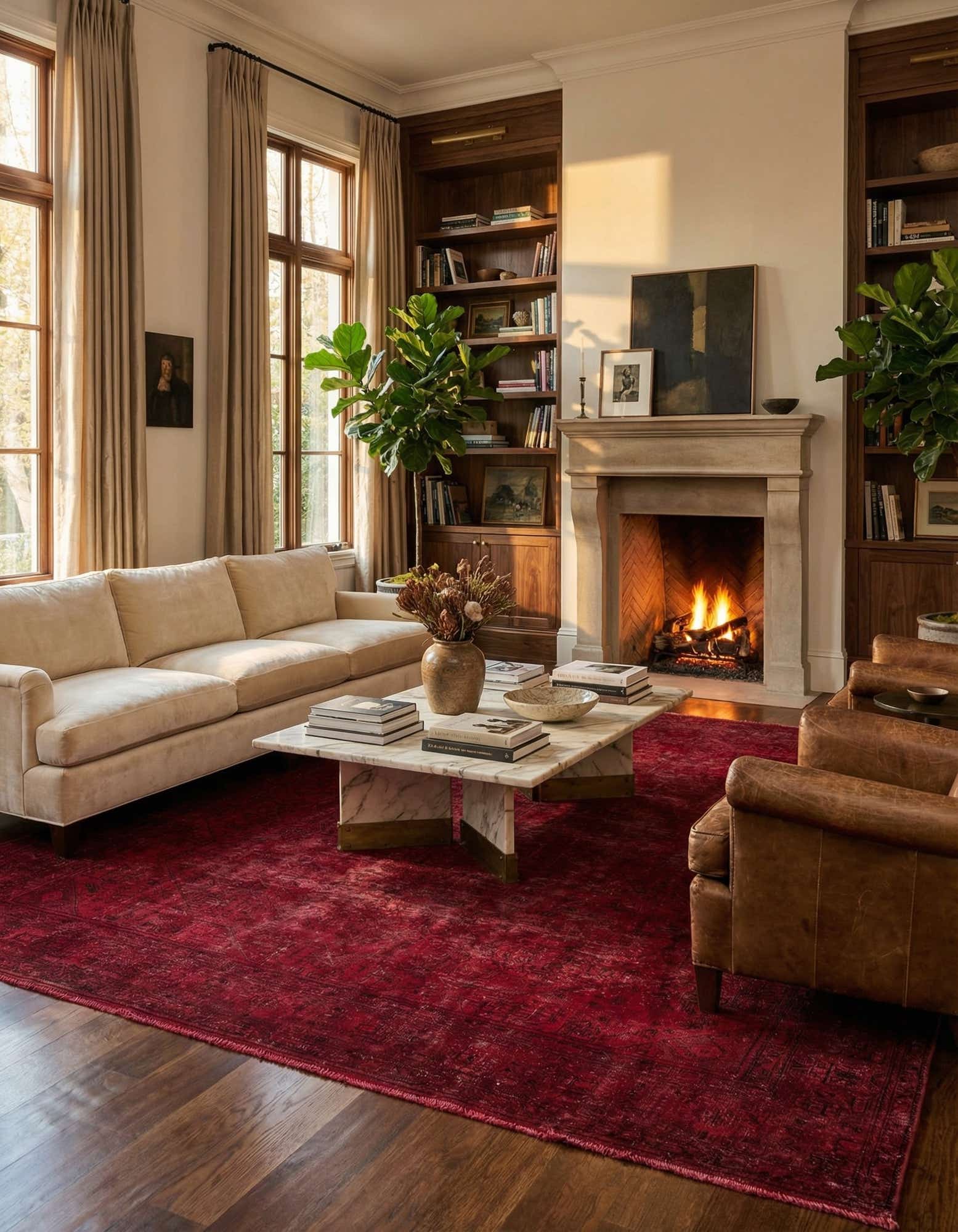 9' 9 x 12' 10 Hand Knotted Ultra Vintage Persian Wool Rug