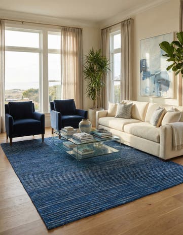 7' 11 x 9' 9 Hand Knotted Darya Wool Rug