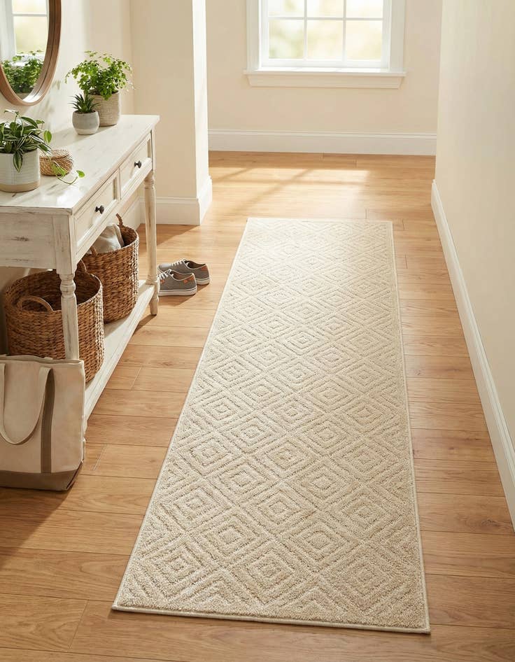 Detail image of  2' x 6'  Washable Sabrina Soto Indoor / Outdoor Runner Rug