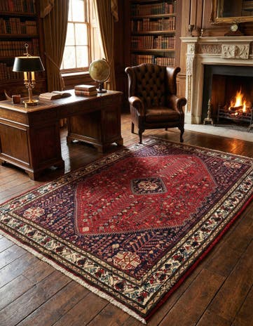 5' 10 x 8' 5 Ardabil Wool Rug