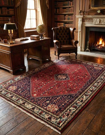 5' 10 x 8' 5 Ardabil Wool Rug