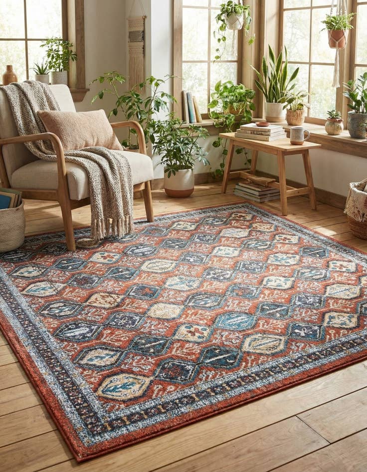 Detail image of  12' x 12' Aramis Square Rug