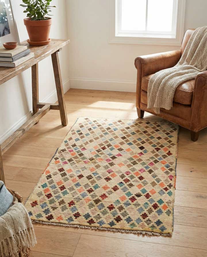 3' x 4' 8 Hand Knotted Balouch Wool Rug