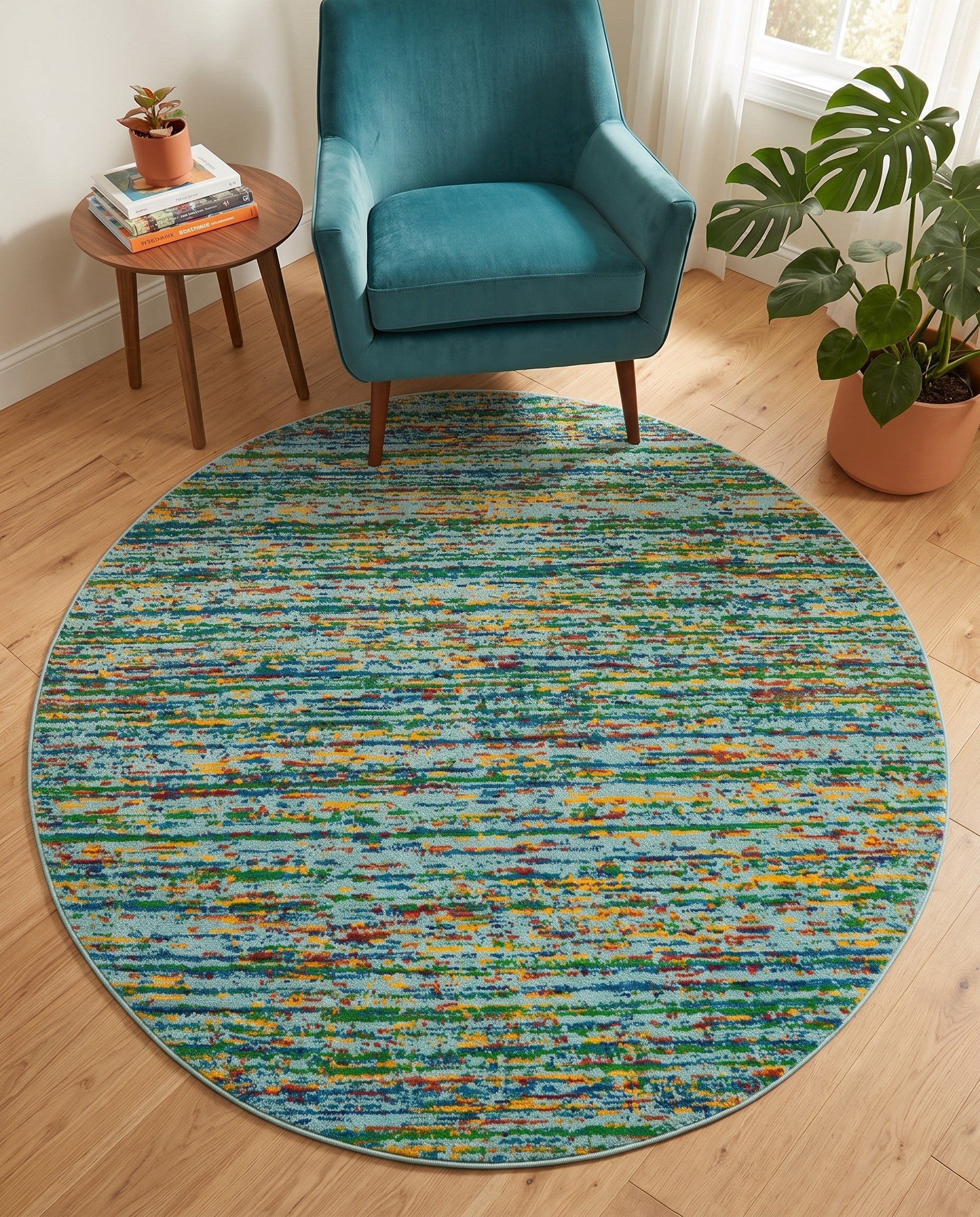 5' 3 x 5' 3 Calypso Round Rug