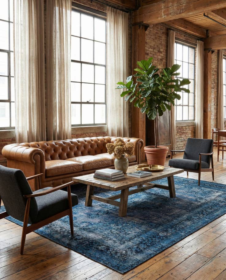 Detail image of 8' x 10' 9 Hand Knotted Ultra Vintage Persian Wool Rug