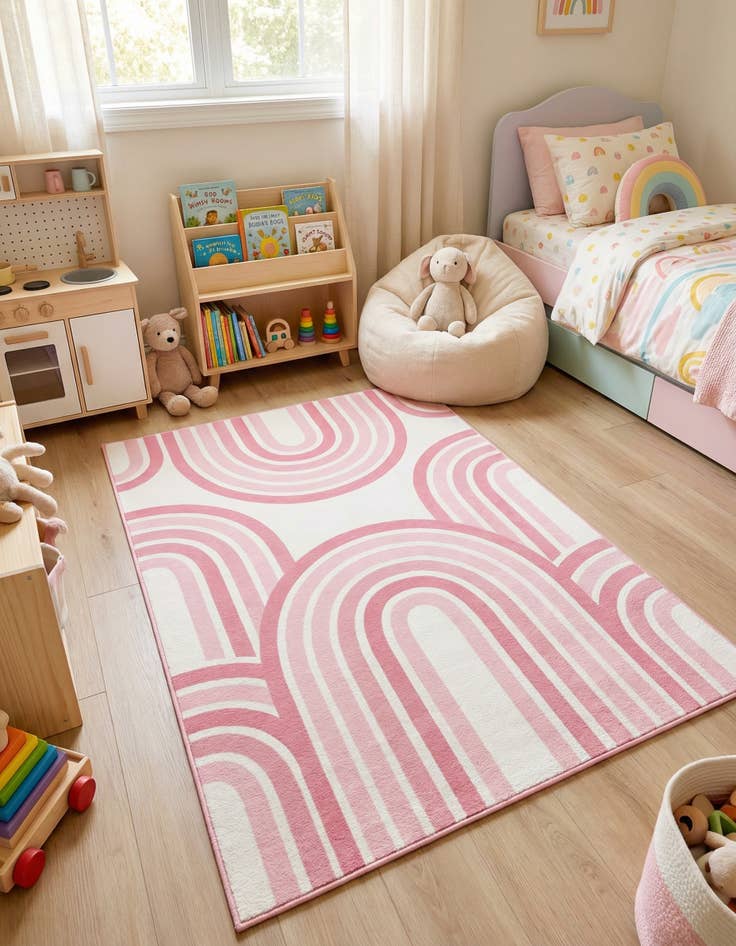 Detail image of 2' 2 x 3' Whimsy Kids Rug