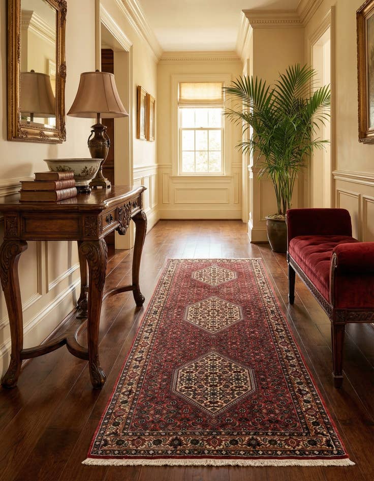 Detail image of  2' 6 x 7' Bidjar fine Wool Runner Rug