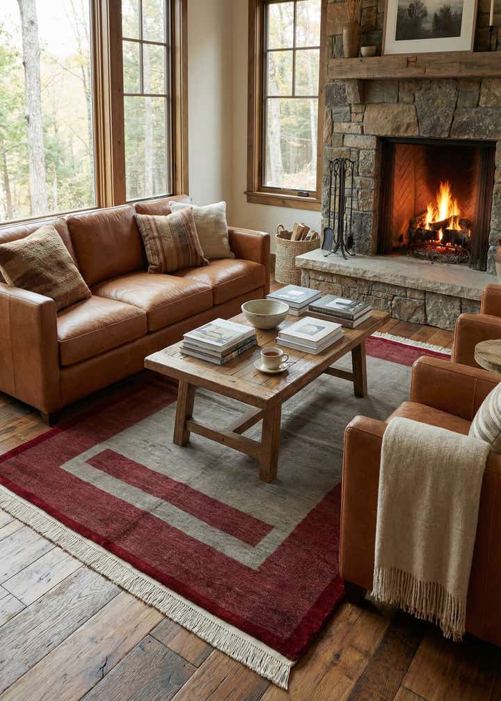 5' 4 x 8' 1 Hand Knotted Kashkuli Gabbeh Oriental Wool Rug