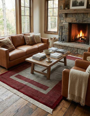 5' 4 x 8' 1 Hand Knotted Kashkuli Gabbeh Oriental Wool Rug
