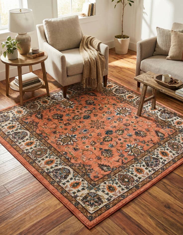 Detail image of 5' 3 x 5' 3 Medina Square Rug