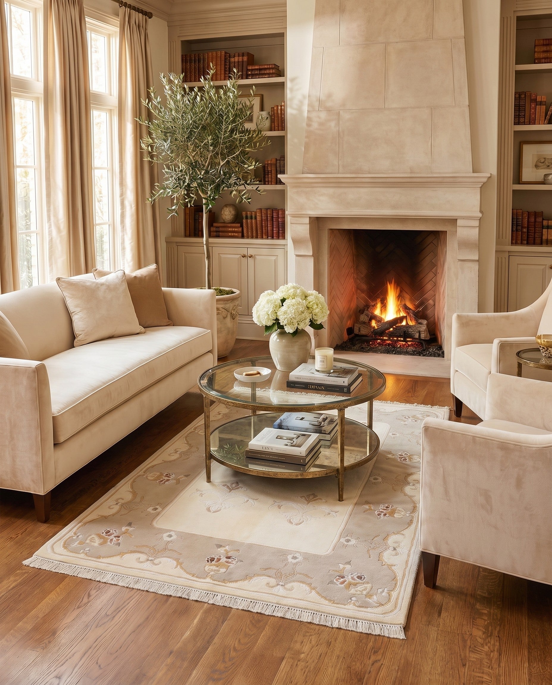 4' x 6' Hand Knotted Darya Wool Rug
