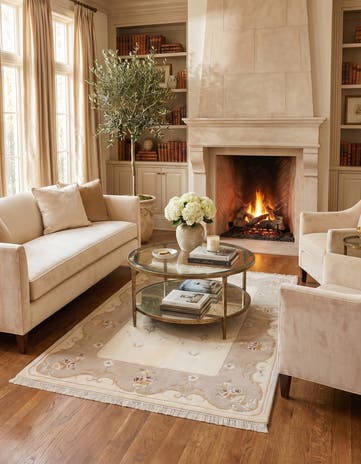 4' x 6' Hand Knotted Darya Wool Rug