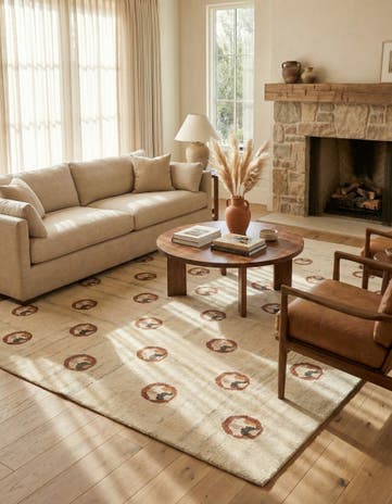6' 8 x 8' 1 Hand Knotted Tibet Wool Rug