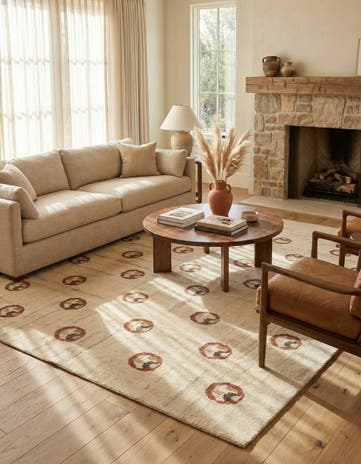 6' 8 x 8' 1 Hand Knotted Tibet Wool Rug