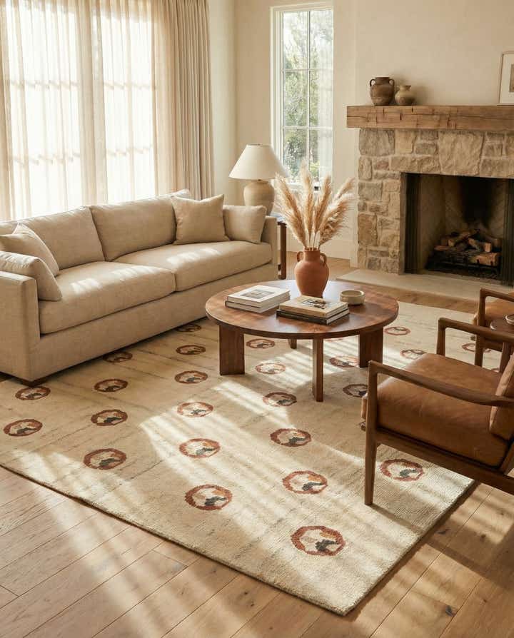 6' 8 x 8' 1 Hand Knotted Tibet Wool Rug