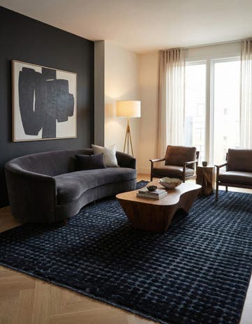 6' 5 x 10' 1 Hand Knotted Darya Wool Rug