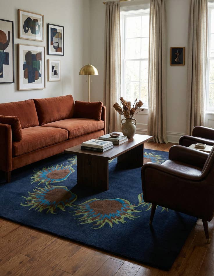 Detail image of 7' 6 x 7' 7 Luna Square Rug