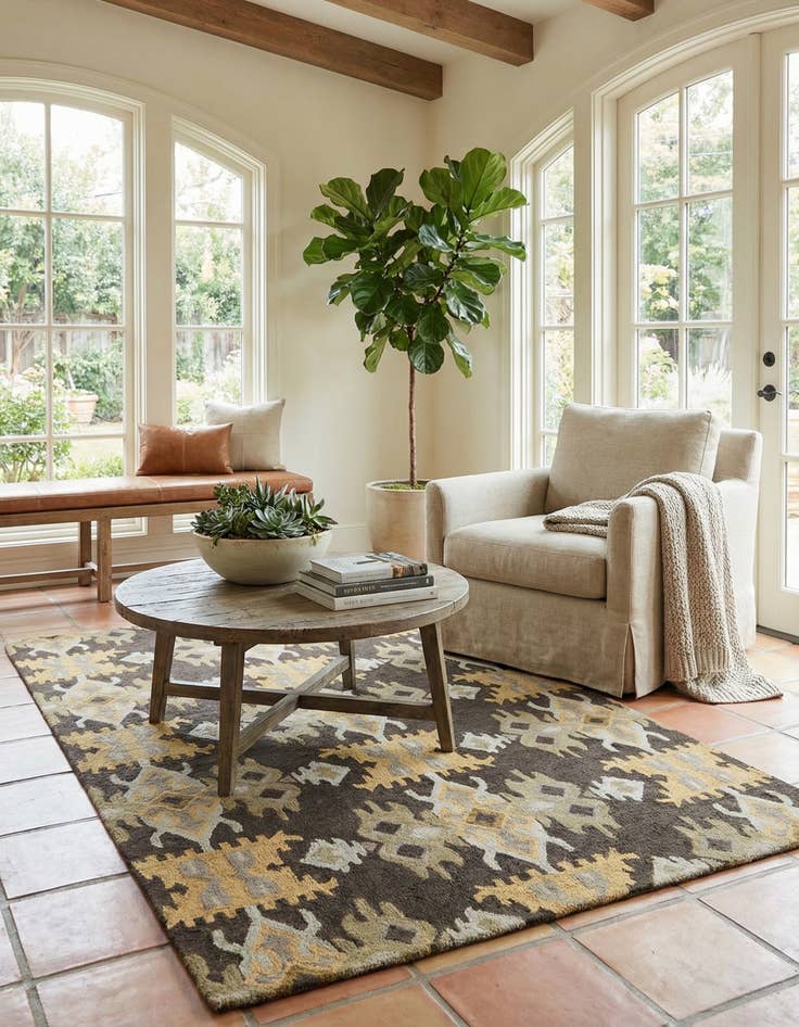 Detail image of 5' 1 x 8' Luna Rug