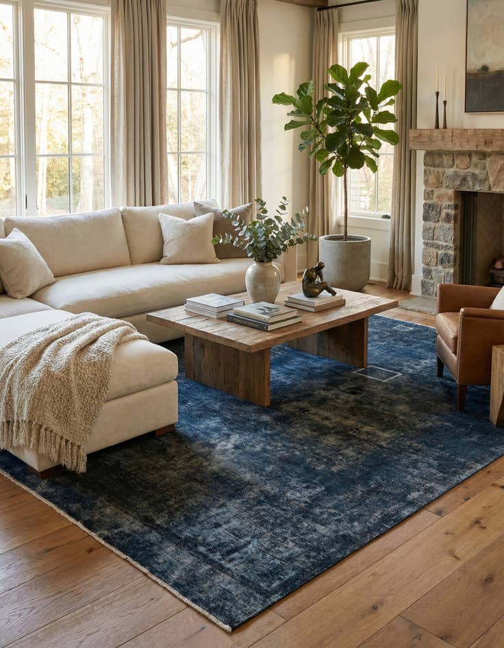 Detail image of 7' 7 x 11' 4  Hand Knotted Ultra Vintage Persian Wool Rug