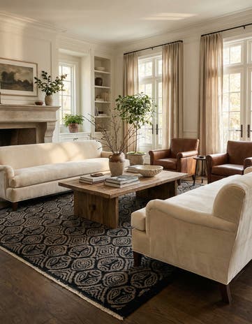 9' x 12' 2 Hand Knotted Darya Wool Rug