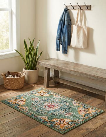 Green Madeline Rug