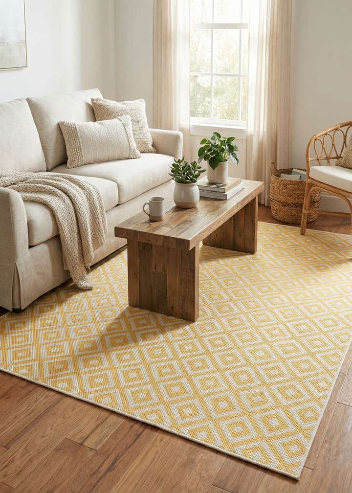 5' 3 x 8' Easy-Clean Jill Zarin Costa Rica Indoor / Outdoor Rug