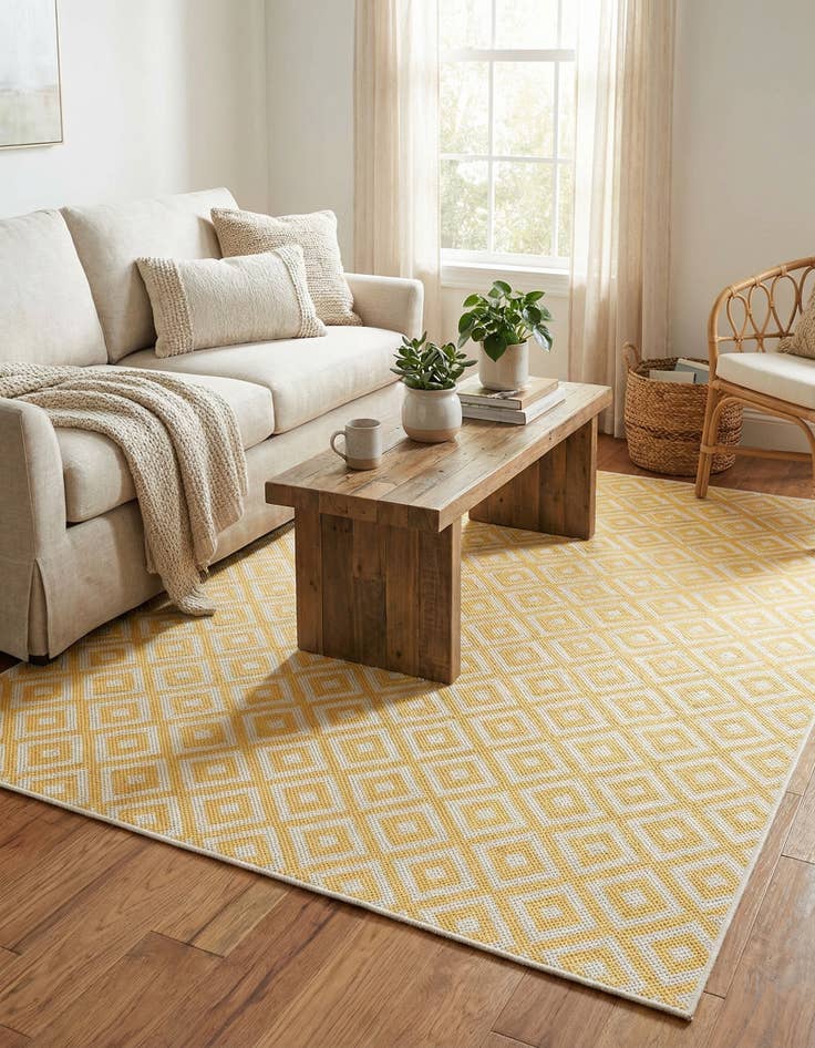 Detail image of 5' 3 x 8'  Washable Jill Zarin Costa Rica Indoor / Outdoor Rug