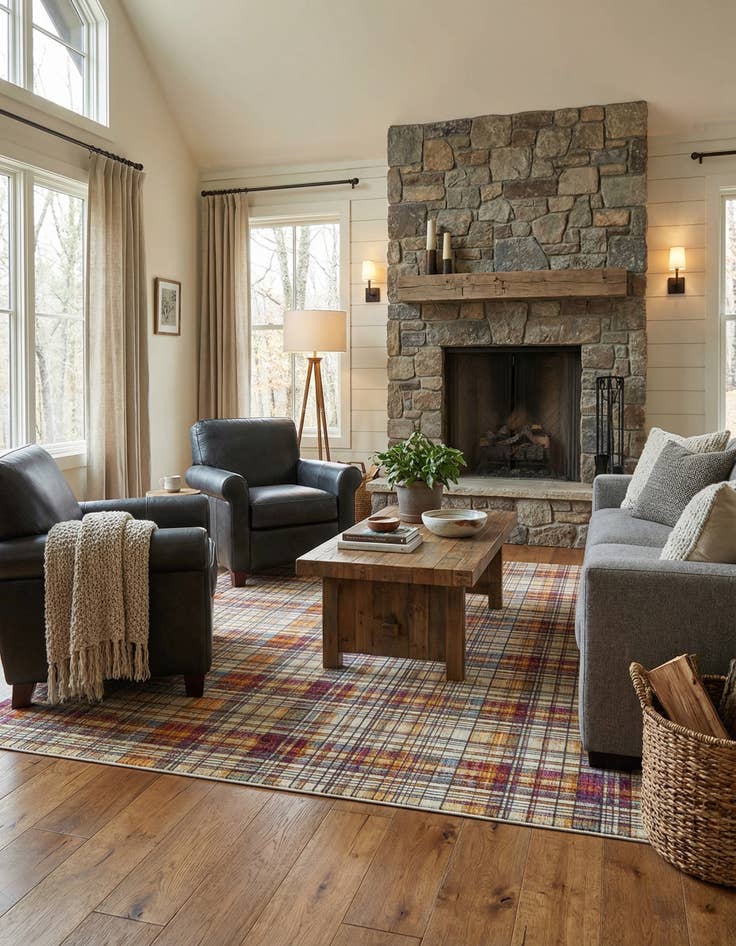 Detail image of 7' 10 x 7' 10 Deepa Square Rug