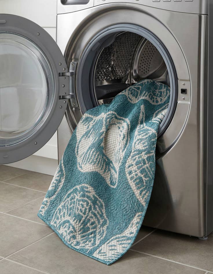 Detail image of  2' x 3'  Washable Coastal Indoor / Outdoor Rug