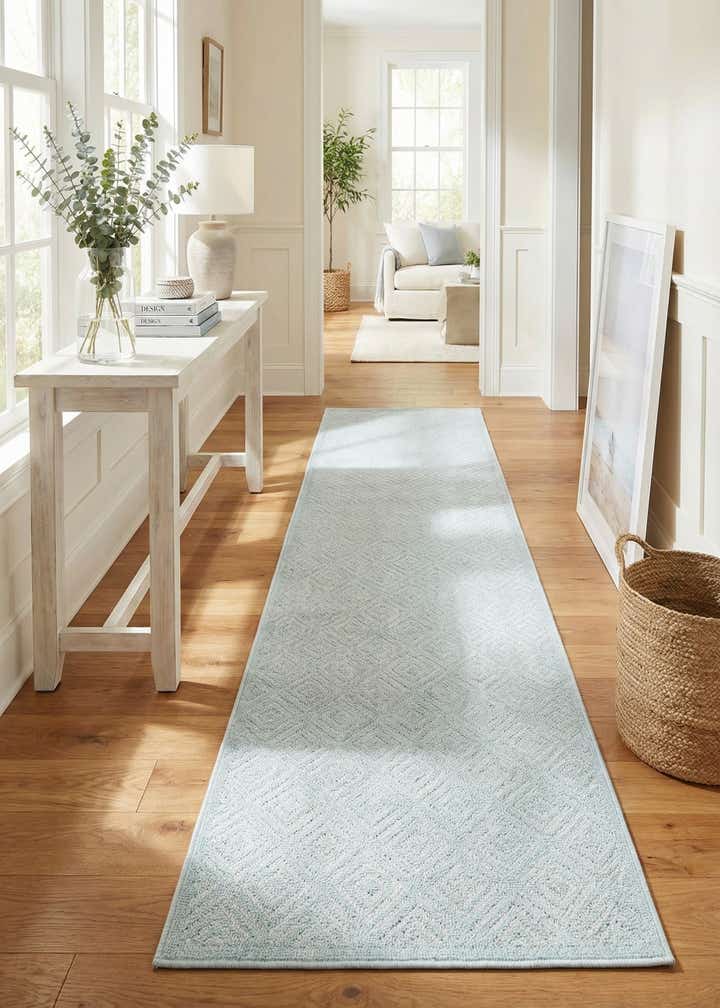 2' 7 x 10' Easy-Clean Sabrina Soto Indoor / Outdoor Runner Rug