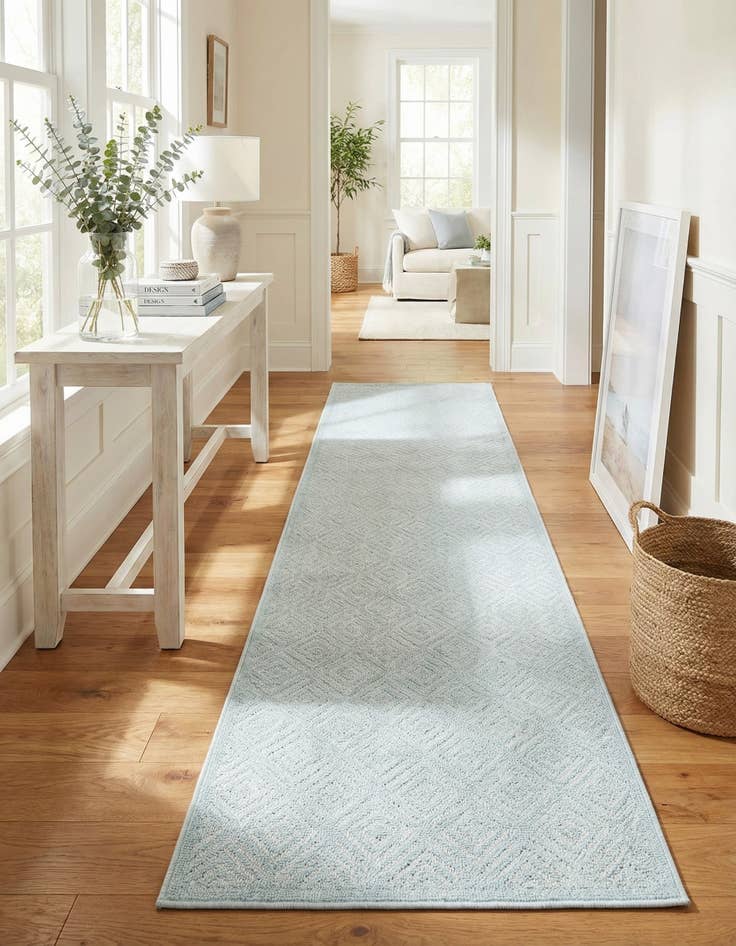 Detail image of 2' 7 x 10'  Washable Sabrina Soto Indoor / Outdoor Runner Rug