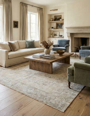 9' 4 x 11' 10 Hand Knotted Ultra Vintage Persian Wool Rug
