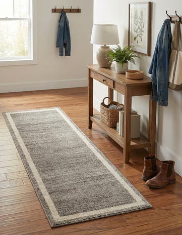 Gray Angelica Runner Rug