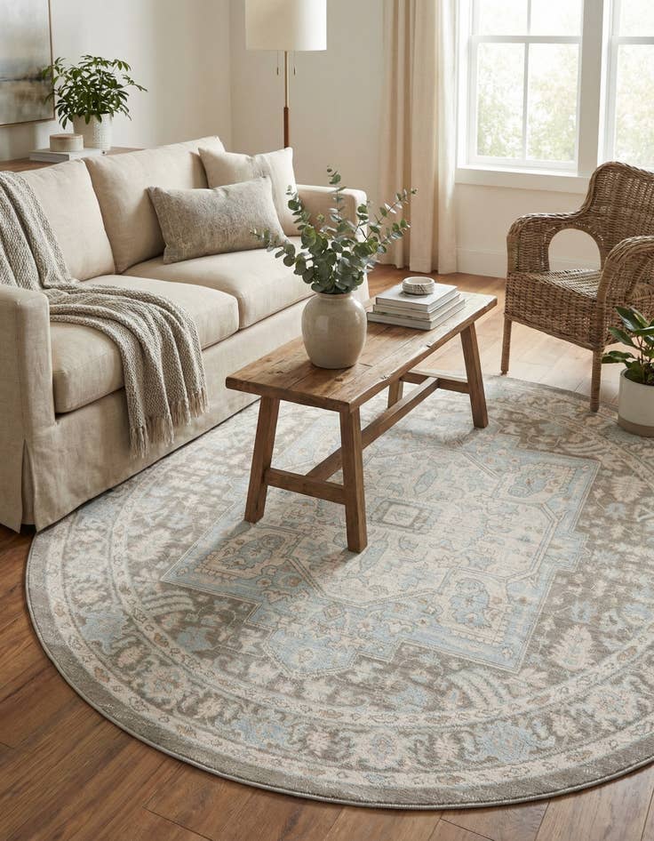 Detail image of 7' x 7' Whitney Round Rug