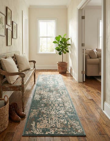 Green Mojave Runner Rug