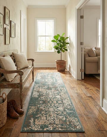 Green Mojave Runner Rug