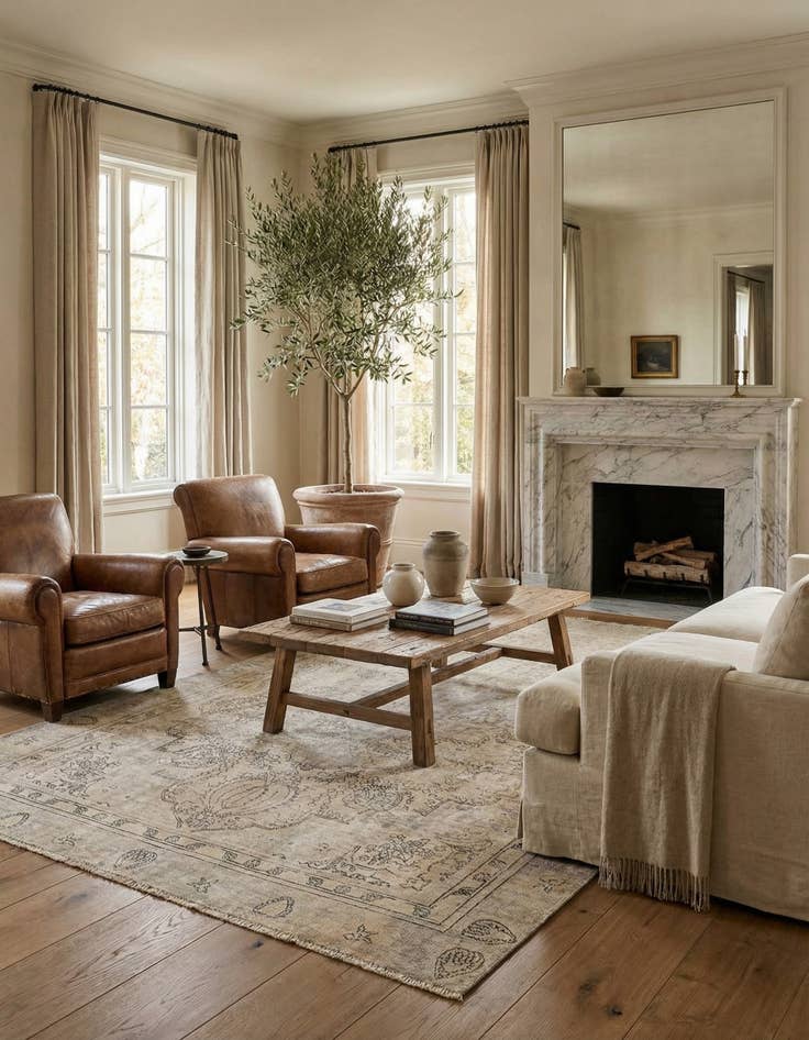 Detail image of  7' 2 x 10' 9  Hand Knotted Ultra Vintage Persian Wool Rug