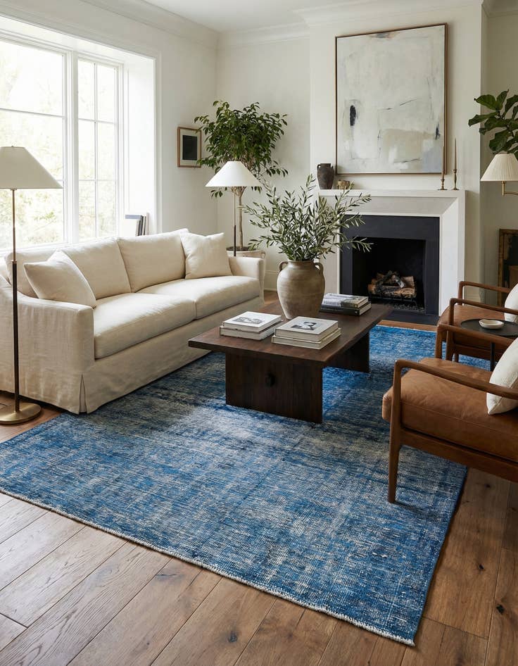 Detail image of 5' 8 x 11' 1  Hand Knotted Ultra Vintage Persian Wool Runner Rug