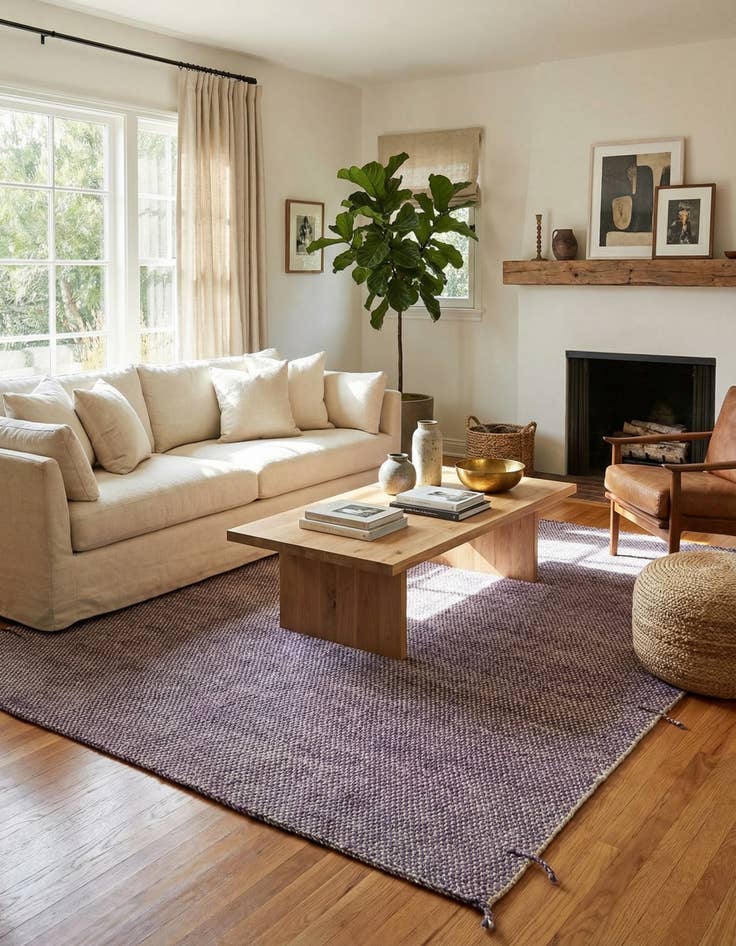 Detail image of 9' 6 x 11' 4  Hand Knotted Moroccan Wool Rug