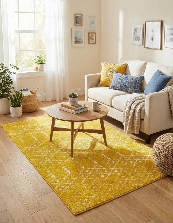 Detail image of  3' 3 x 5' 3 Paxon Trellis Rug