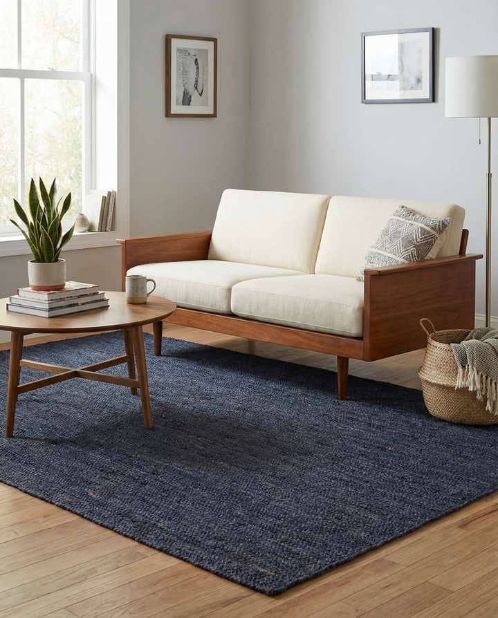 7' 1 x 10' Handmade Braided Jute Rug