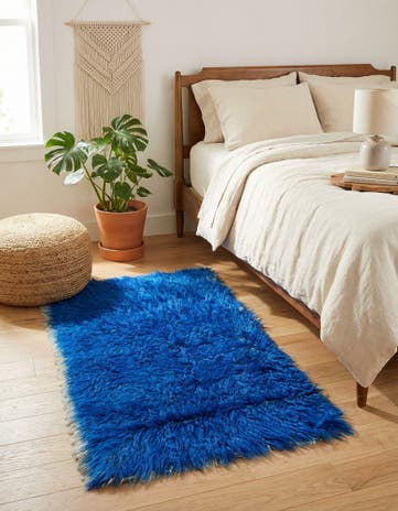 1' 10 x 3' 1 Hand Knotted Moroccan Wool Rug
