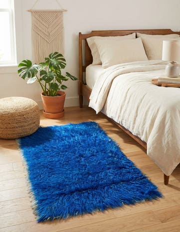 1' 10 x 3' 1 Hand Knotted Moroccan Wool Rug