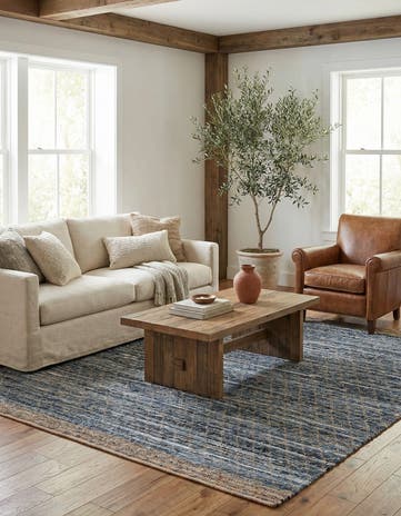 10' x 10' Hand Woven Chindi Trellis Square Rug
