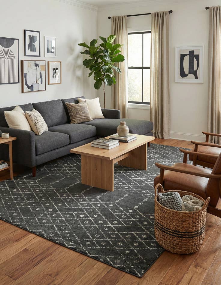 Detail image of 10' x 14' Paxon Trellis Rug