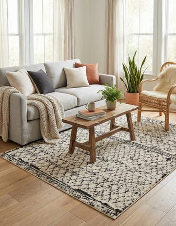 Ivory Morocco Rug