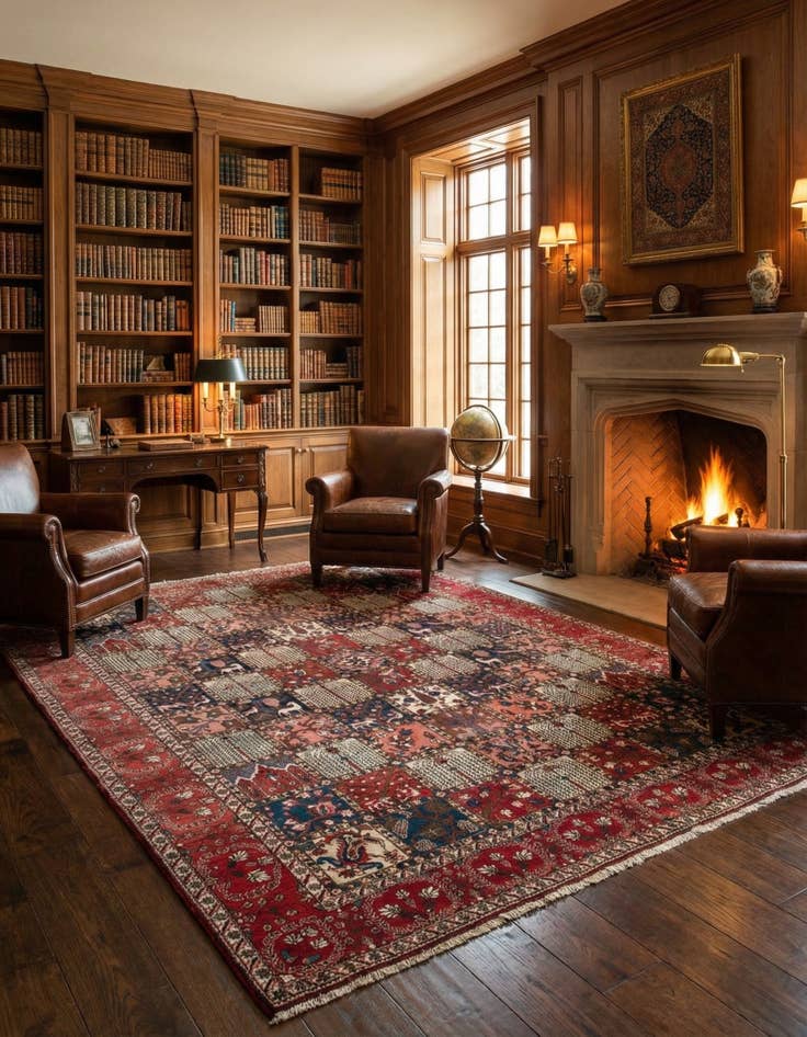 Detail image of 8' 7 x 13' 1 Bachtiar Rug