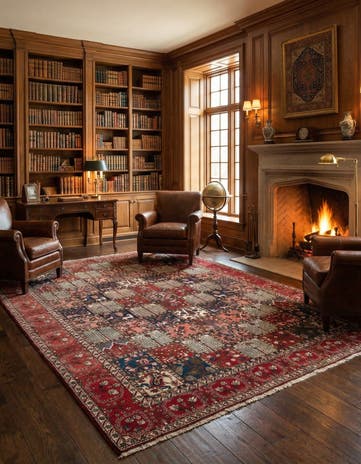 8' 7 x 13' 1 Bachtiar Rug