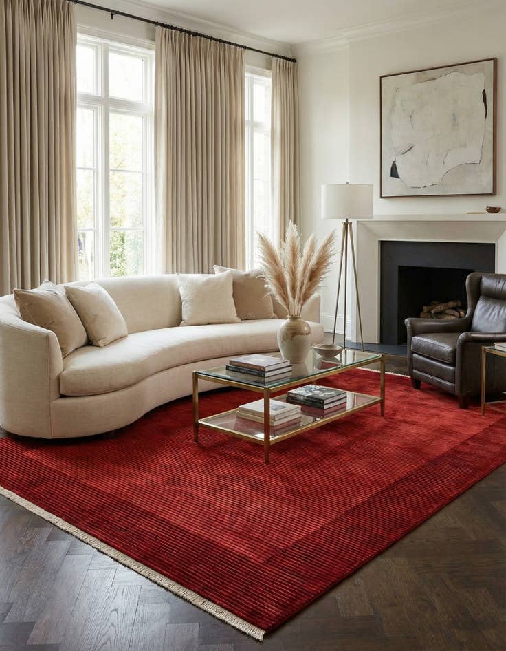 Detail image of 8' x 11' 3  Hand Knotted Darya Wool Rug