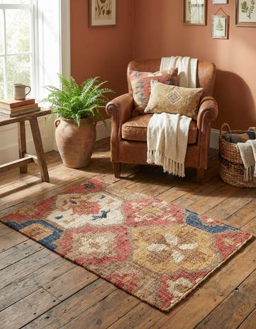 2' x 3' 1 Hand Woven Kala Handwoven Jute Rug